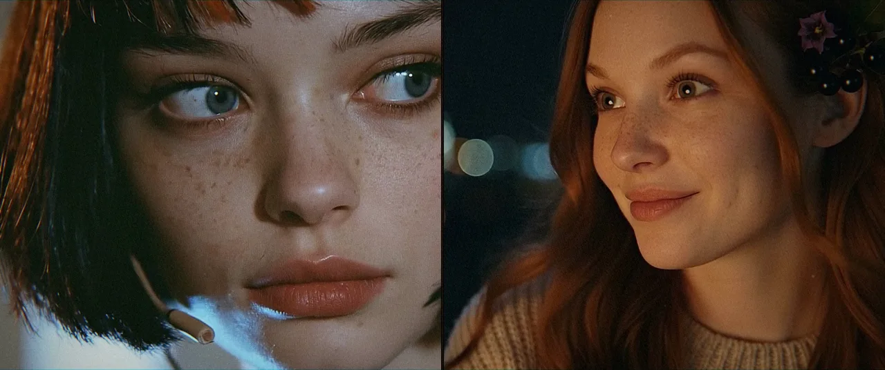 Split screen: she sings to no one, she writes to no one.