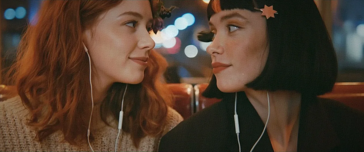 They look at each other.